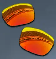 Fire Red POLARIZED Replacement Lenses for Oakley TwoFace OO9189 60mm Sunglasses
