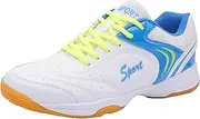 [JiuQing] Men's Badminton Shoes Breathable Tennis Pickleball Sneakers Non-Slip Travel Fitness Sports Shoes