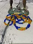 Oshosi Orisha Necklace Ochosi Orisa Guerrero Collar Red Coral Santeria 21 in