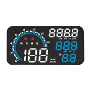 Gauge GPS Digital Speedometer Car HUD Head Up Display MPH KMH Overspeed Alarm (for: Audi)