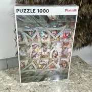 Piatnik The Ceiling of the Sistine Chapel 1000 Piece Art Puzzle #539343 New