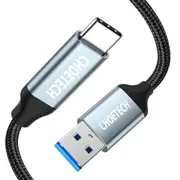 Choetech AC0007-102GY USB3.0 to USB-C Braided Cable 2M