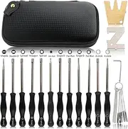 12 PCS Carburetor Adjustment Tool Carb Adjusting Kit with ZT-1 500-13 Metering Lever Tool for 2-Cycle Small Engine Replace for Poulan Husqvarna STIHL Echo Trimmer Weedeater Chainsaw