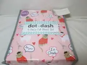 Dot & Dash Full Sheet Set Bonjour! Le Chat ~ Eiffel Tower, Heart, French Cat NEW
