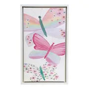 Framed Canvas/Resin 30x50cm Butterfies Wall Hanging Art Decorative Home Display