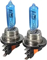 2 Pieces H15 Halogen Headlight Bulbs Automobiles 6000K White 12V 55W