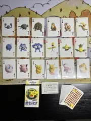 1998 Nintendo Pokemon Snap Pikachu Yellow Pocket Monster Poker Playing Card Deck