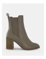 [Novo Shoes] Konnor Ankle Boots in Taupe