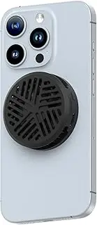 Hagibis Magnetic Cell Phone Cooler Ultrathin Cooling Fan Portable Lightweight Mobile Phone Radiator for iPhone 16 15 Pro Max, MagSafe Series, iPad Pro, Android, Tablet (Black)