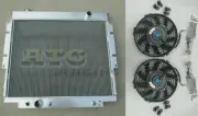 Alu for 83-94 Ford F Super Duty F250 F350 F59 V8 6.9L 7.3L Diesel Radiator+Fan
