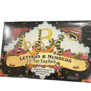 Mary Engelbreit Letters & Numbers 36 Rubber Stamp & Black Washable Inkpad New