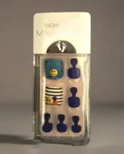Dashing Diva DARE TO DENIM PEDI PEDI Magic Press On Nails Square