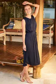 Fluid Charmeuse Dress--HAMM-91610A1