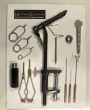 13 Piece Fly Tying Kit with AA Vise & Ceramic Tipped Bobbin - KT161