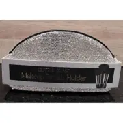 Glitz & Glam Crystal Rhinestone Makeup Brush Holder Vanity Organizer Glam