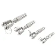 Wire Swage Fork Terminal Stainless steel 316 Cable Railing Rope Tensioner Swage