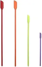 4X Silicone Mini Spatula Jar Scraper Scoop Tip Long Spatula Cosmetic Bottle B8A3 (Colors)