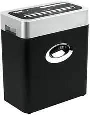 5-Sheet Cross-Cut Paper Shredder(4×20mm), P-4 High-Security for Home & Small Office Use, Shreds Credit Cards/Staples/Clips with 15-Litre Wastebasket, Black