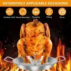Vertical Skewer for Grill Stainless Steel Al Pastor Skewer Hangable Pastor SekON