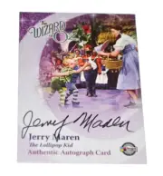 The Wizard of Oz BREYGENT Rare JERRY MAREN "LOLLIPOP KID" AUTOGRAPH Card 2006