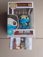 Sub-Zero Funko Pop 536 Autographed Signed By Steve Blum JSA Certified