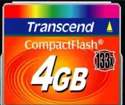 Transcend 4GB 133x Compact Flash Memory Card for Canon EOS 20D, 30D, 350D, 7D