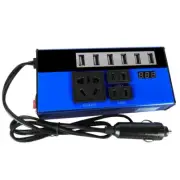 Efficient Car Power Inverter 1500W DC12V24V to DC110V220V Converter USB Ports