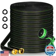 Wabolay Garden Hose 100 ft Water Hose Flexible Heavy Duty Lightweight No Kink