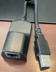 USB 2.0 Line Extender Over CAT.5e, Length 9.5" Adapter Cable Network