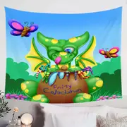 Cute Dragon and Butterfly for Children Tapestry