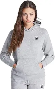[SikSilk] Essentials Overhead Hoodie 13-14 Years, grey, 13 ans, Grey, 13 Years, Grey