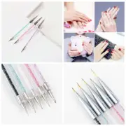 5PCS/Set Nail Art Design Dotting Painting Drawing Brush Pen Tools UV Gel