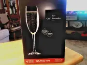 CHEF & SOMMEILER KRYSTA EXTRA STRONG CRYSTAL WINE GLASSES- SET OF (4) NEW