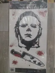 HALLOWEEN II MOVIE GLASS GRABBER DECORATIONS 5pc) Window Gel Cling Michael Myers