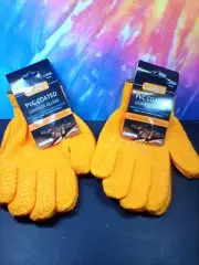 2 pair Cordova PVC COATED GRIPPER GLOVES Mens Size LARGE Fishing Work Brand NEW