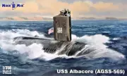 350-036 Mikro-Mir USS Albacore (AGSS-569) submarine 1/350