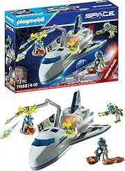 PLAYMOBIL Space Promo Pack 71368 Space Shuttle on Mission, Space Shuttle, Space, Astronauts in Research Equipment, Toy for Children from 4 Years