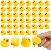 50Pack Mini Rubber Ducks, Rubber Duck Bulk Float Duck Baby Bath Toy, Shower Birt