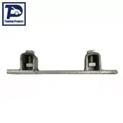 Boat Trailer Roller Bracket Clamp 2 Slot Bolt on Stem Adjuster for Twin Post