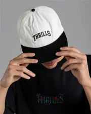 [Thrills] Thrills Men's Kegger 6 Panel Cap in Natural/Black One Size Natural/Black