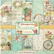 Stamperia GARDEN - 12" X 12" Double Sided Paper - 10 SHEETS