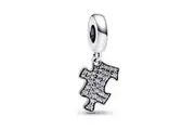 PANDORA Bracelet Charm - Lady Heart-shaped Charm 792241C01 Silver 925