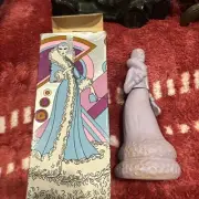 VINTAGE Avon "Roaring Twenties" Cologne Perfume Purple Woman Shaped Bottle Empty