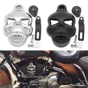 Skull Horn Cover for Harley Davidson Softail Dyna Electra Glide Road King Fatboy