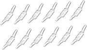 EXAOMBLE 12Pcs Double Curtain Roller Positioning Hooks Reliable Blind Retainers for Easy Installation Compact Design for Blinds and Curtains Lightweight and Sturdy