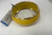 Bracelet / Bangle - Chunky Yellow & Gold Tone Bracelet New With Tag