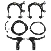 SUNLITE MX Caliper Brake Set w/ Levers BMX / Cruiser Front and Rear BLACK