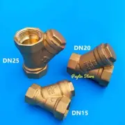 Brass Y-Type Internal Wire Filter Valve 1/2"~1"Boosting Water Pump Filter Valve
