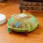 Patchwork Cotton Floor Ottoman Sham Meditation Cushions Cover Back Rest Pillows