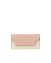 Marni Logo Print Colour-Block Wallet One size Nude
